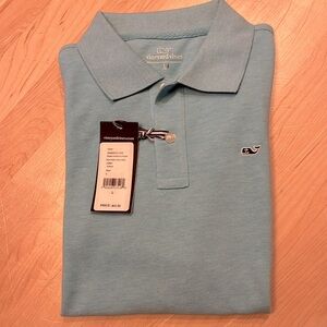 Vineyard Vines Bits Turquoise Polo - size 16/L. NWT